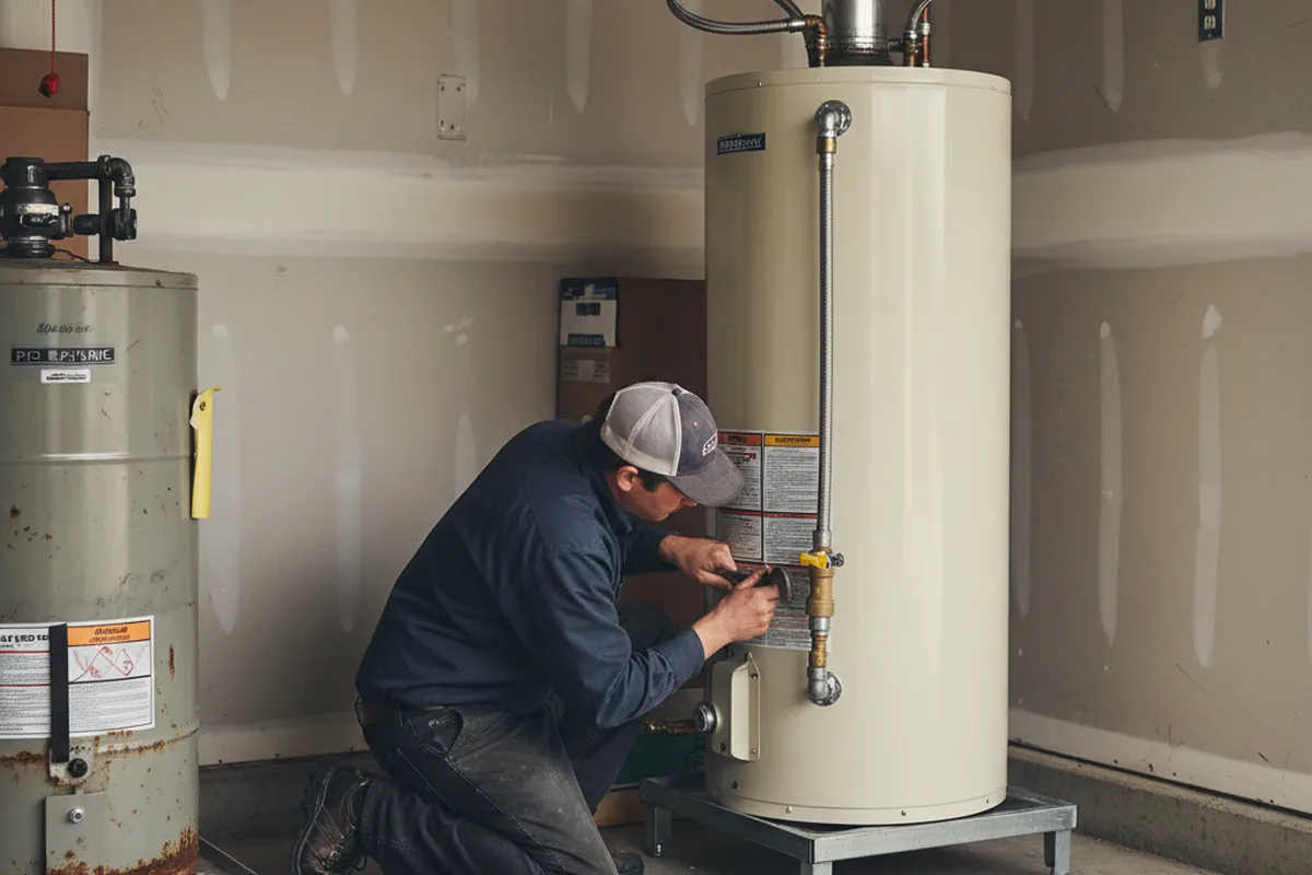 Water heater and shutoff valve replacement in Wadmalaw Island
